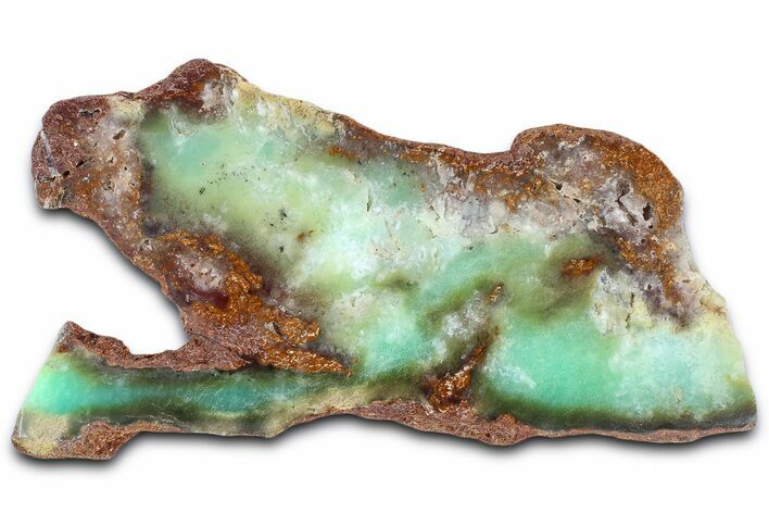 Polished Green Chrysoprase Slab - Western Australia #364234